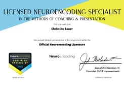 Neuroencoding specialist certificate-141181685 Neuroencoding Specialist Brain health Mental health